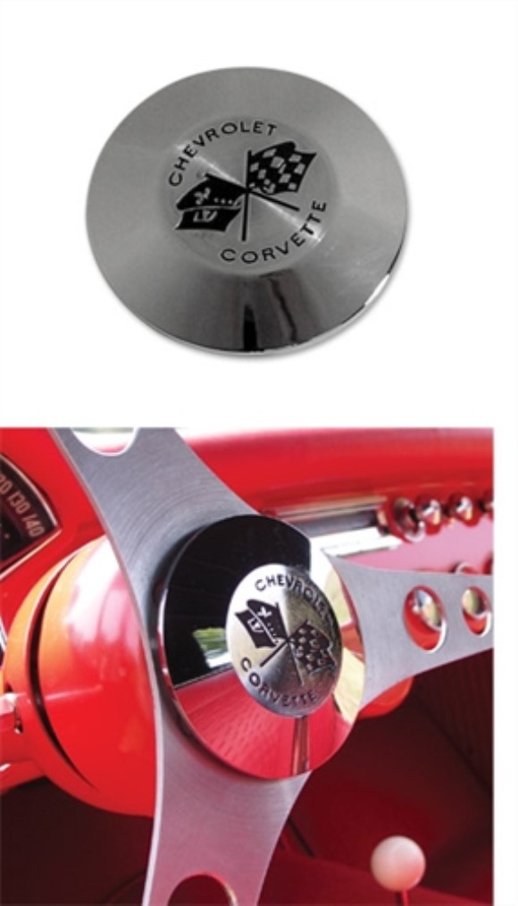 Horn Button. All Except 1958 56-62