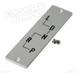 Shift Indicator Plate. Automatic 58-61