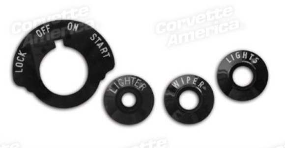 Dash Indicators. 4 Piece Set 58-60