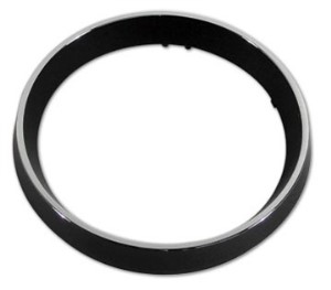 Clock Bezel. Black 65-67