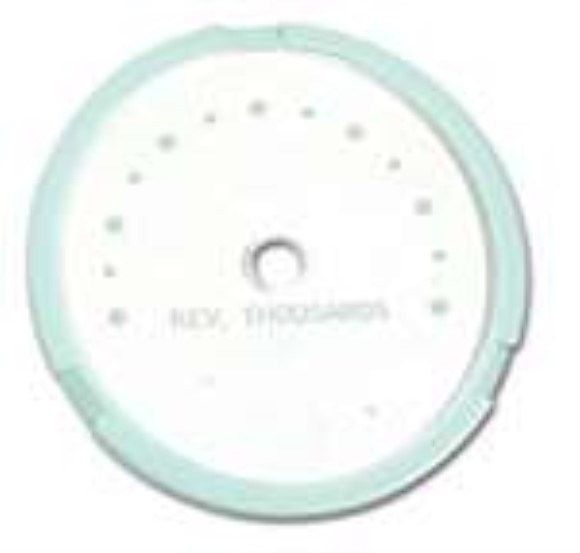 Tachometer Face. Inner W/Dots-6000 RPM 55-58