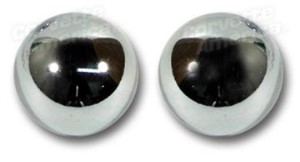 Door Balls. Inside Opening-Chrome - Plastic 64-67