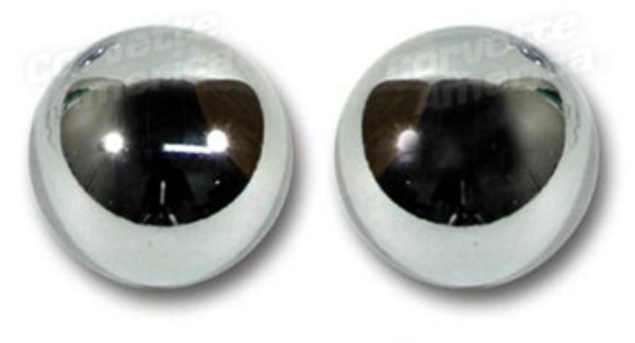 Door Balls. Inside Opening-Chrome - Plastic 64-67