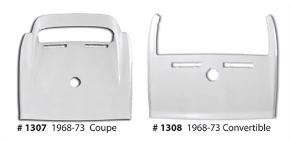 Rear Upper Deck. Coupe 68-73