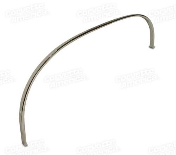 Seat Back Trim Molding. Chrome 65-67