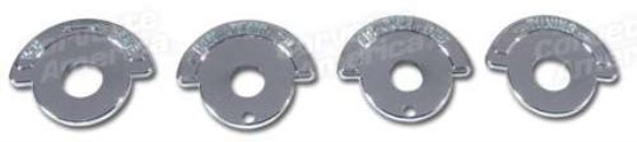 Dash Indicators. 4 Piece Set 65-67