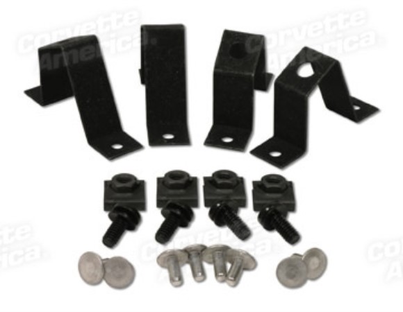 Grille Brackets. 4 Piece Set 65-67