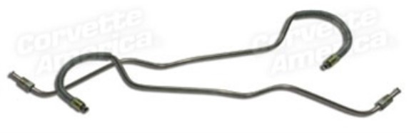 Brake Lines. Rear Calipers-Stainless Steel 65-82