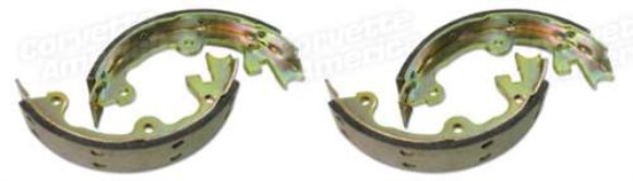Park Brake Shoes. Reproduction - 4 Piece Set 65-82