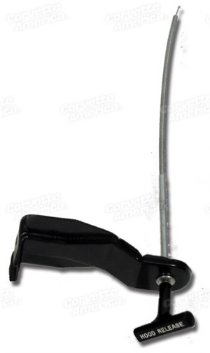 Hood Release Cable Assembly. W/O Air Conditioning 63-66