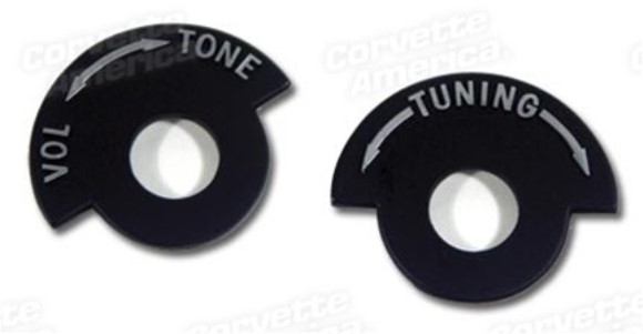 Dash Indicators. Radio 2 Piece 63