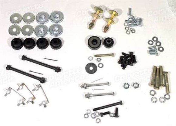 Rear Suspension Hardware Kit. 120 Piece 63-64