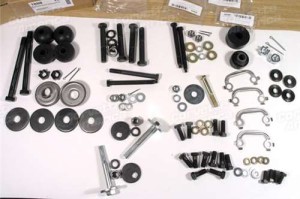 Rear Suspension Hardware Kit. 65-68
