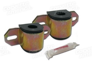 Sway Bar Brackets W/Bushing. 9/16 Inch Black 63-82