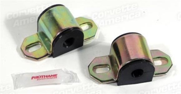 Sway Bar Brackets W/Bushing. 5/8 Inch Black 63-82