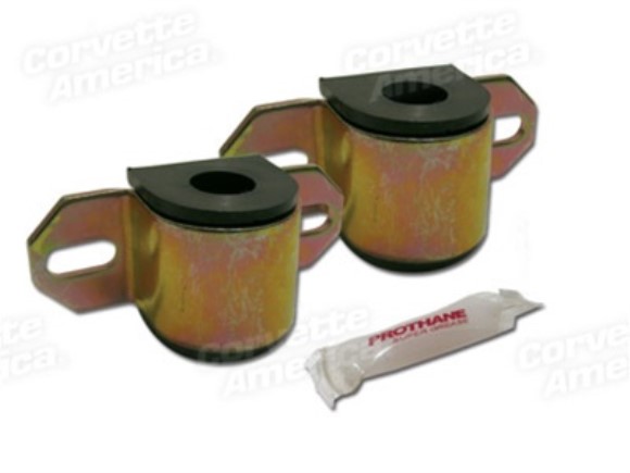 Sway Bar Brackets W/Bushing. 7/8 Inch Black 63-82