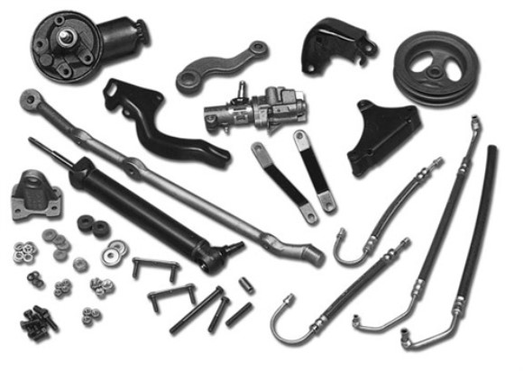 Power Steering Conversion Kit. Small Block Base Engine 63-74