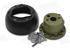 Steering Wheel Hub W/Bell & Rivets. 56-62