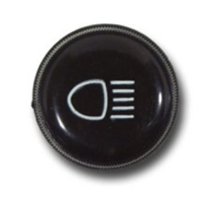 Headlight Knob W/Mounting Clip 84-85