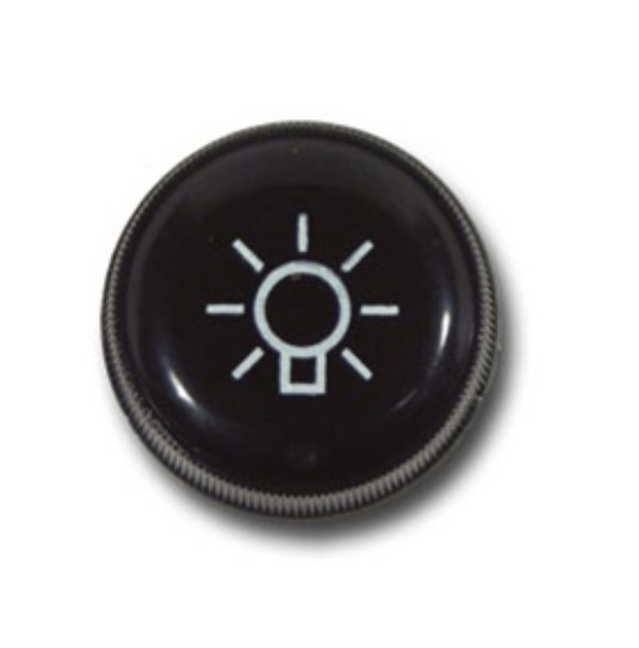 Headlight Knob W/Mounting Clip 86-89