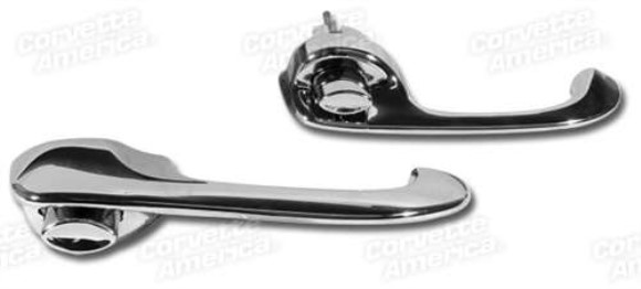 Door Handle Assemblies. Outside (Trim Parts) 65-67
