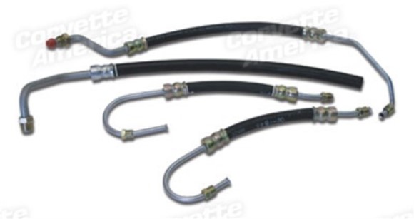 Power Steering Hose Kit. Small Block 80-82