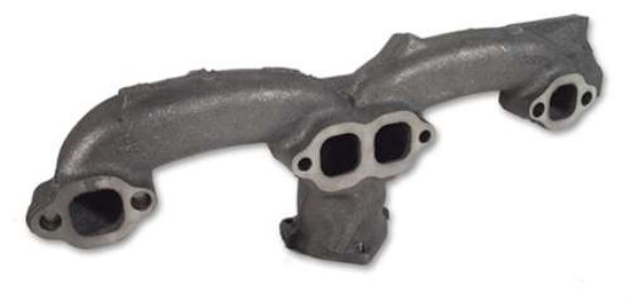 Exhaust Manifold. LH 2.5 Inch 327 64-65