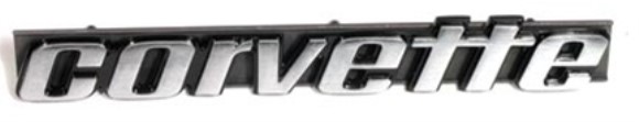 Emblem. Rear Letters 8 1/4 Inch Length 76-79