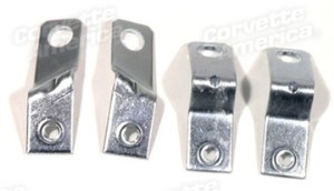 Ignition Shield Bracket Set. 4 Piece Rear Lower 70-79