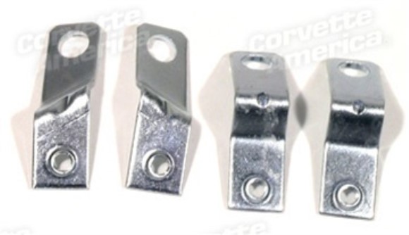 Ignition Shield Bracket Set. 4 Piece Rear Lower 70-79
