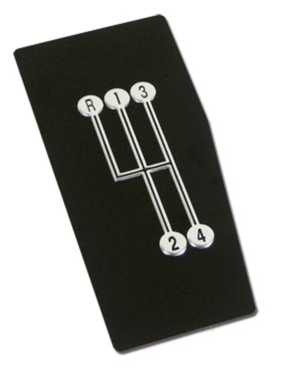 Shift Indicator Plate. 4 Speed 68-76