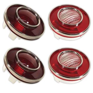 Taillight Set. W/Backup Lights 4 Pieces 75-79