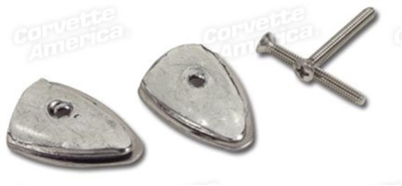 Convertible Top Trim End Caps & Screws. 4 Piece 56-75