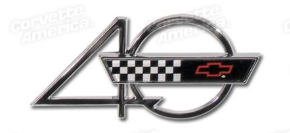 Emblem. Side Fender - 40th Anniversary 93
