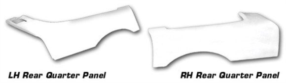 Rear Quarter Panel. Coupe LH 84-96