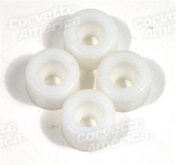 Seat Bumpers. Lower Plastic 4 Piece Set 63-66