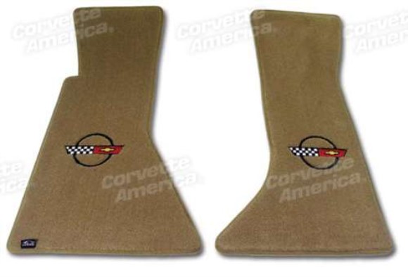Mats. Saddle W/Black Applique 84-90