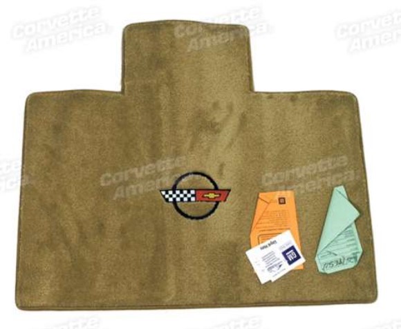 Cargo Mat. Saddle W/Black Applique Convertible 86-90