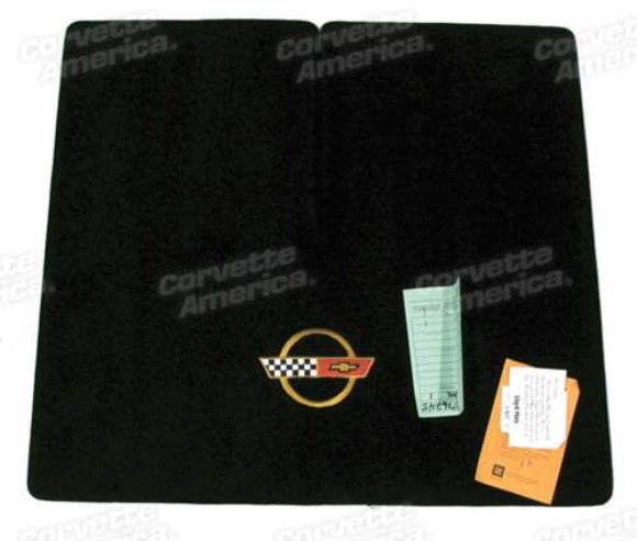 Cargo Mat. Black W/Gold Applique Coupe 84-90