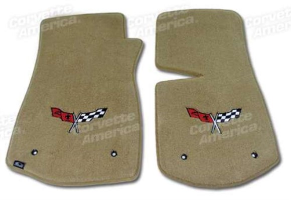 Mats. Light Saddle W/Flags Applique 68-82