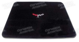 Cargo Mat. Black W/Flags Applique 68-82
