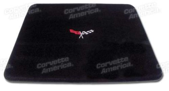 Cargo Mat. Black W/Flags Applique 68-82