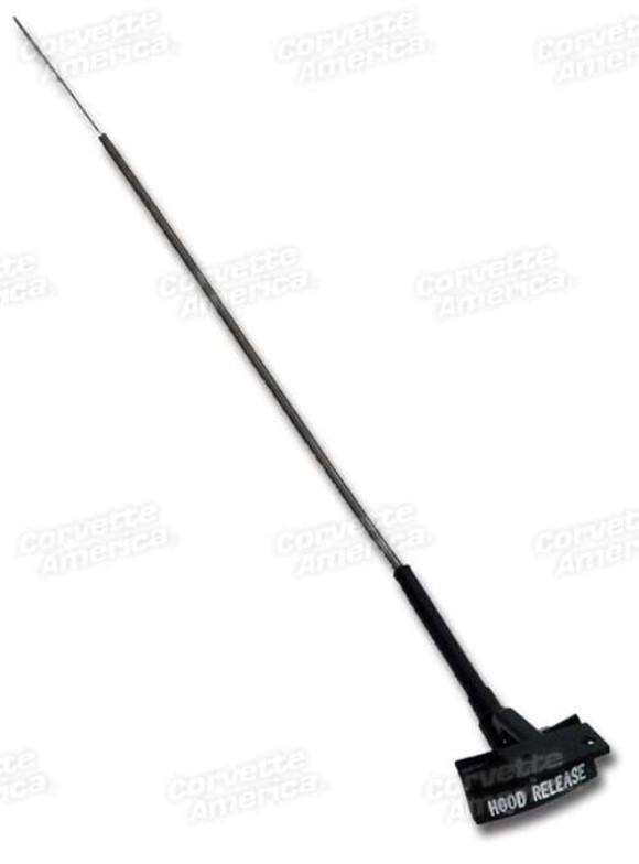 Hood Release Cable Assembly. With Bracket 67