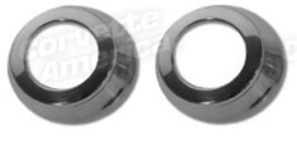 Window Crank Bezels. Stainless Steel 63-64