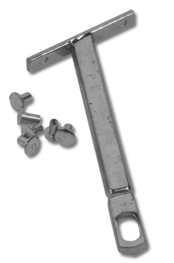 Vent Window Frame T-Post. Convertible 63-67