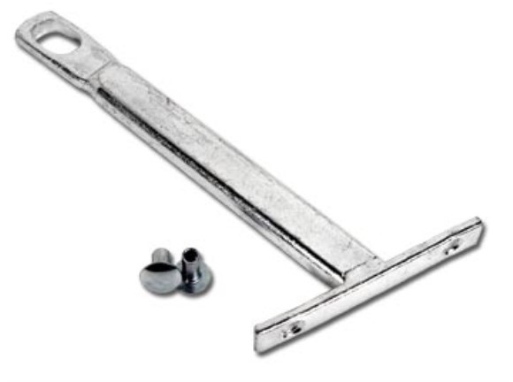 Vent Window Frame T-Post. Convertible LH 63-67