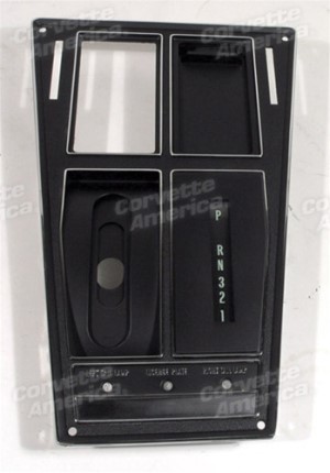 Shift Console Plate. Automatic W/O Air Conditioning 69
