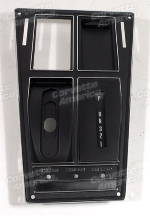 Shift Console Plate. Automatic W/O Air Conditioning 69