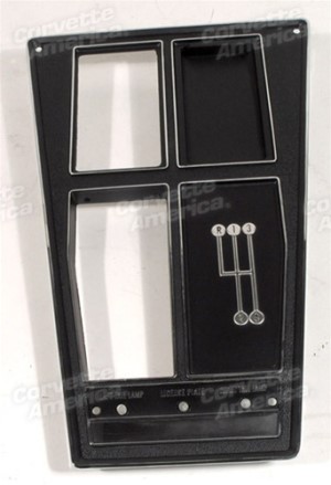 Shift Console Plate. 4 Speed W/Air Conditioning 70-71