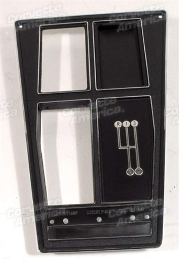 Shift Console Plate. 4 Speed W/Air Conditioning 70-71